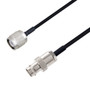 BNC Female to TNC Male Cable Assembly using LC085TBJ Coax, 5 FT