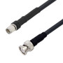 Low Loss SMA Male to BNC Male Cable Assembly using LMR-240 Coax, 3 FT with Times Microwave Components