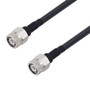 Low Loss TNC Male to TNC Male Cable Assembly using LMR-240 Coax, 1.5 FT with Times Microwave Components