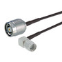 RP-TNC Plug to RP-SMA Plug Right Angle, Pigtail 19" 100-Series