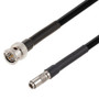 75 Ohm 12G SDI BNC Male to 1.0/2.3 Male Cable Assembly using 4694R-BK Coax, 6 FT