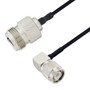 N Female to TNC Male Right Angle Cable Assembly using LC085TBJ Coax, 3 FT