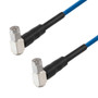 SMA Male Right Angle to SMA Male Right Angle Low PIM Cable Using TFT-402-LF Coax Using Times Microwave Components 1 Meter