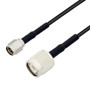 Low Loss SMA Male to TNC Male Cable Assembly using 100 Series Coax, 6 FT