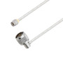 SMA Male to N Male Right Angle Cable Assembly using LC141TB Coax, 3 FT