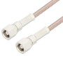 SMC Plug to SMC Plug Cable Assembly using RG316-DS Coax, 1 FT , LF Solder