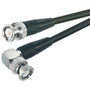 RG58C Coaxial Cable, BNC Male / 90° Male, 3.0 ft