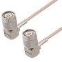 TNC Male Right Angle to TNC Male Right Angle Cable Assembly using RG316-DS Coax, 1.5 FT