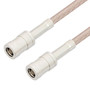 SMB Plug to SMB Plug Cable Assembly using RG316-DS Coax, 1 FT