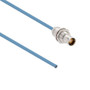 Lead Free 1553 TRB Jack Bulkhead Non-Isolated to Blunt Cut Genderless Cable Assembly using 30-02003-LC Coax, 5 FT
