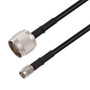 N Male to SMA Male Cable Assembly using RG58 Coax, 1 FT