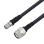 Low Loss SMA Male to TNC Male Cable Assembly using LMR-240-UF Coax, 3 FT With Times Microwave Components with HeatShrink