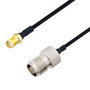SMA Female to TNC Female Cable Assembly using LC085TBJ Coax, 10 FT