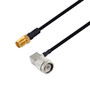 SMA Female to TNC Male Right Angle Cable Assembly using LC141TBJ Coax, 4 FT