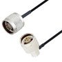 N Male to N Male Right Angle Cable Assembly using LC085TBJ Coax, 3 FT