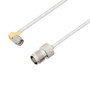 SMA Male Right Angle to TNC Female Cable Assembly using LC141TB Coax, 4 FT