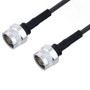 Low Loss N Male to N Male Cable Assembly using LMR-195 Coax, 1 FT with Times Microwave Components