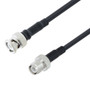 Low Loss BNC Male to Reverse Polarity TNC Female Cable Assembly using LMR-200 Coax, 6 FT with Times Microwave Components
