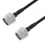 Low Loss N Male to N Male Cable Assembly using LMR-200 Coax, 1.5 FT with Times Microwave Components