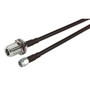 RP-SMA Plug to N-Female Bulkhead, Pigtail 4 ft 195-Series