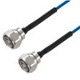 4.3-10 Male to 4.3-10 Male Low PIM Cable Using TFT-402-LF Coax Using Times Microwave Components 5 Foot