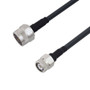 Low Loss N Male to TNC Male Cable Assembly using LMR-240-DB Coax, 2 FT with Times Microwave Components
