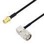 SMA Female to TNC Male Right Angle Cable Assembly using LC085TBJ Coax, 10 FT