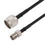 N Male to TNC Female Cable Assembly using RG58 Coax, 4 FT