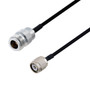 N Female to TNC Male Cable Assembly using LC141TBJ Coax, 4 FT