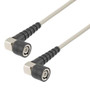 RG58 ThinNet Coaxial Cable, BNC 90° Male / 90° Male, 5.0 ft