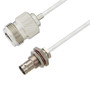 BNC Female Bulkhead to N Female Cable Assembly using LC085TB Coax, 10 FT