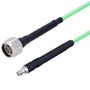 Low Loss N Male to SMA Female Cable Assembly with Heavy Duty Heat Shrink Boot using LL142 Coax, 3 FT
