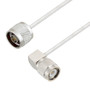 N Male to TNC Male Right Angle Cable Assembly using LC085TB Coax, 10 FT