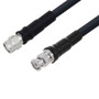 Low Loss BNC Male to TNC Male Cable Assembly using LMR-400 Coax, 1 FT with Times Microwave Components