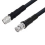 Low Loss BNC Male to TNC Male Cable Assembly using LMR-400-DB Coax, 1 FT with Times Microwave Components