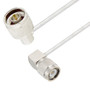 N Male Right Angle to TNC Male Right Angle Cable Assembly using LC085TB Coax, 10 FT