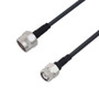 Low Loss N Male to TNC Male Cable Assembly using LMR-195-FR Coax, 6 FT with Times Microwave Components