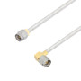 SMA Male to SMA Male Right Angle Cable Assembly using LC141TB Coax, 10 FT