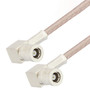 SMB Plug Right Angle to SMB Plug Right Angle Cable Assembly using RG316 Coax, 1 FT