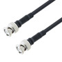 Low Loss BNC Male to BNC Male Cable Assembly using LMR-200 Coax, 10 FT with Times Microwave Components
