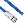 Halogen Free 1553 TRB 3-Slot Plug to Blunt Cut Cable Assembly using TWCH-78-2-LC Coax, 5 FT