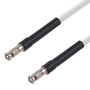 75 Ohm 12G SDI HD-BNC Male to HD-BNC Male Cable Assembly using 4694R-WH Coax, 10 FT