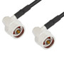 Low Loss N Male Right Angle to N Male Right Angle Cable Assembly using LMR-195 Coax, 6 FT with Times Microwave Components