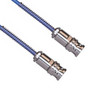 1553 TRB 3-Slot Plug to TRB 3-Slot Plug Cable Assembly using 30-02003-LC Coax, 2 FT with Bend Relief