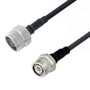 Low Loss N Male to TNC Male Cable Assembly using LMR-200 Coax, 10 FT with Times Microwave Components