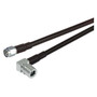 QMA Right Angle Plug to SMA Male, Pigtail 10 ft 195-Series