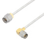 SMA Male to SMA Male Right Angle Cable Assembly using LC085TB Coax, 1.5 FT