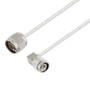N Male to TNC Male Right Angle Cable Assembly using LC141TB Coax, 10 FT