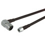 N-Male Right Angle to RP-SMA Plug, Pigtail 4 ft 195-Series