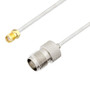 SMA Female to TNC Female Cable Assembly using LC085TB Coax, 1 FT